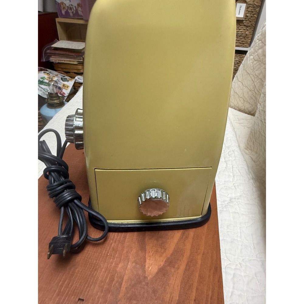 Vintage Rival Ice-O-Matic Electric Ice Crusher Harvest Gold Mid Century Modern - Picture 4 of 7